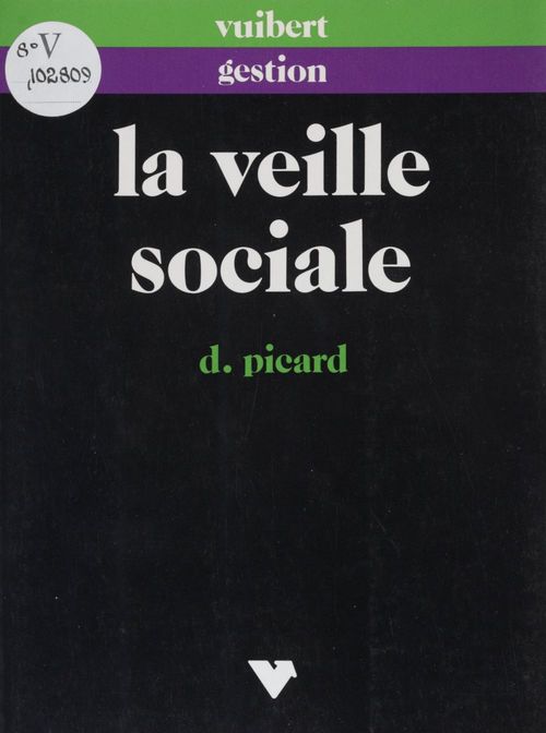 Couverture ebook de La veille sociale, de Danielle Picard