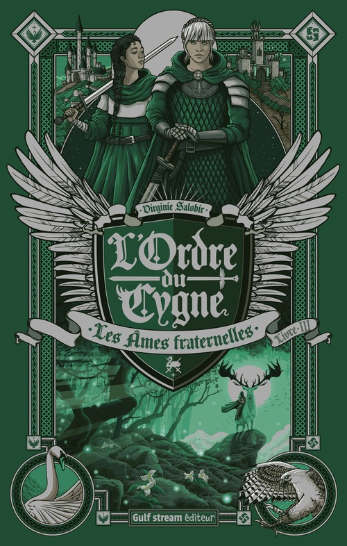 Couverture ebook de L'Ordre du cygne - tome 3 Les Ames fraternelles, de Virginie Salobir