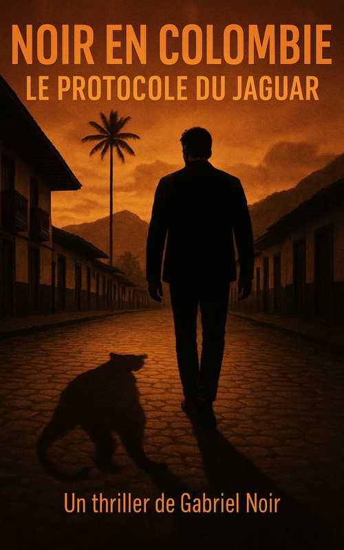 Couverture ebook de Noir en Colombie, de Gabriel Noir