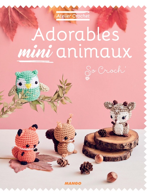 Couverture ebook de Adorables mini animaux, de Marie Clesse