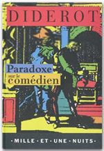 Couverture ebook de Paradoxe sur le comédien, de Denis Diderot