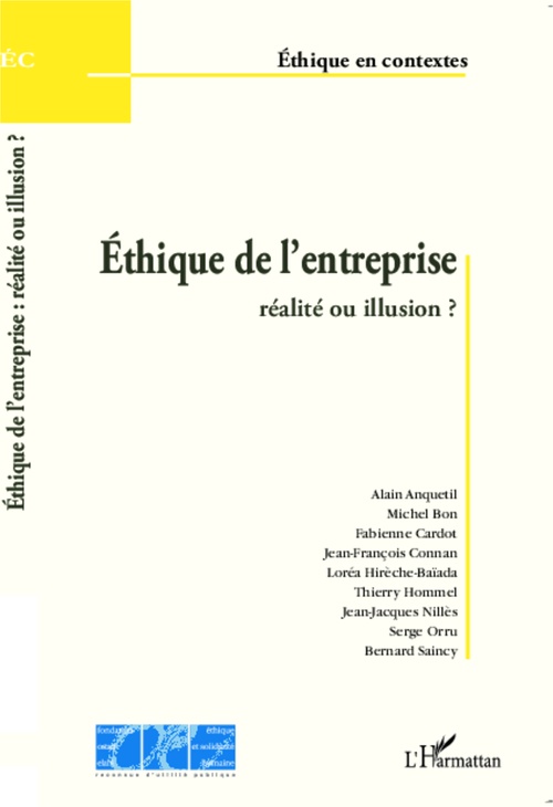 Couverture ebook de Ethique de l'entreprise : réalité ou illusion ?, de Fondation Ostad Elah