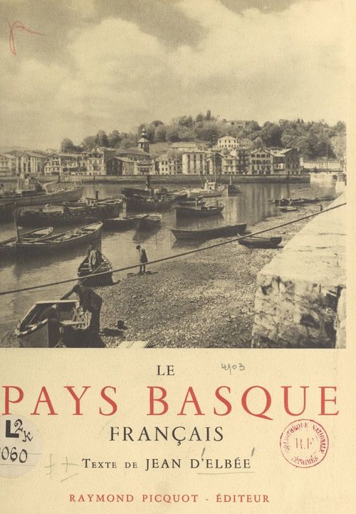 Couverture ebook de Le Pays basque français, de Jean D'Elbee