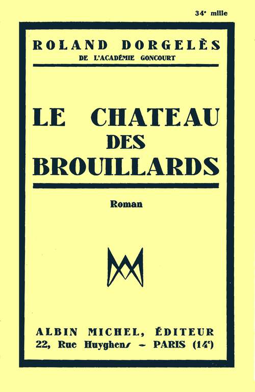 ebook cover of Le Château des brouillards, by Roland Dorgelès
