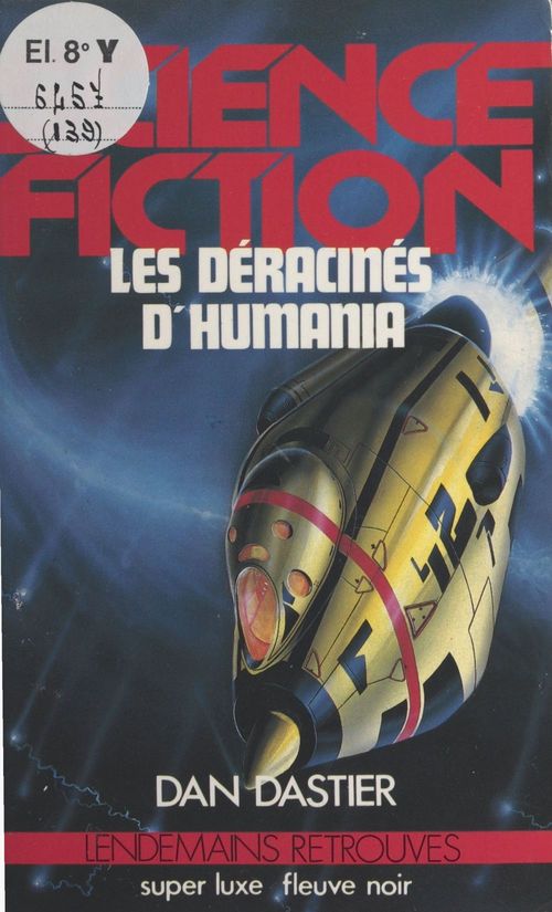 Couverture ebook de Les déracinés d'Humania, de Dastier/D