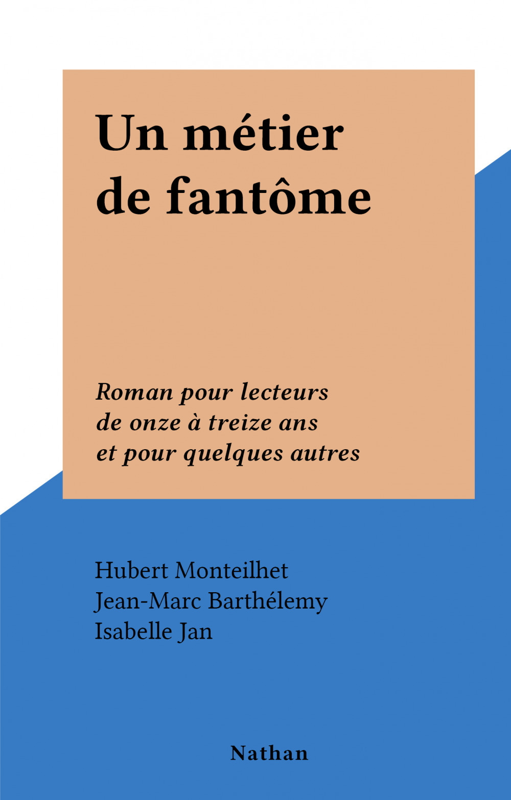 Couverture ebook de Un métier de fantôme, de Hubert Monteilhet