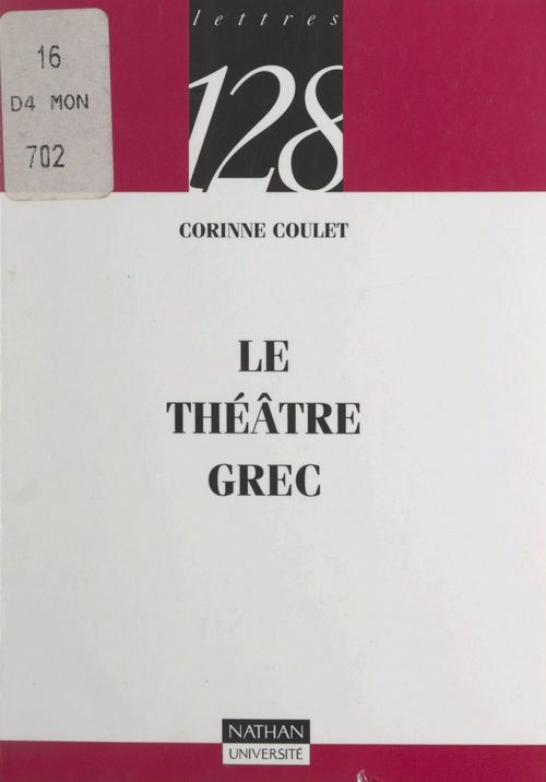 Couverture ebook de Le théâtre grec, de Corinne Coulet