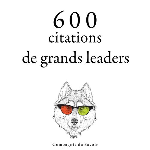 audiobook cover of 600 citations de grands leaders, by Abraham Lincoln, Charles De Gaulle, Mahatma Gandhi, Marc Aurèle, Napoléon Bonaparte, Winston Churchill