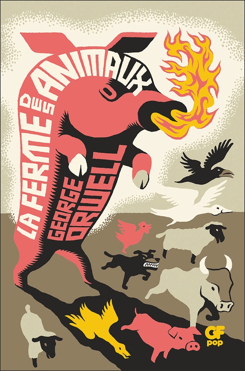 Couverture ebook de La Ferme des animaux, de George Orwell