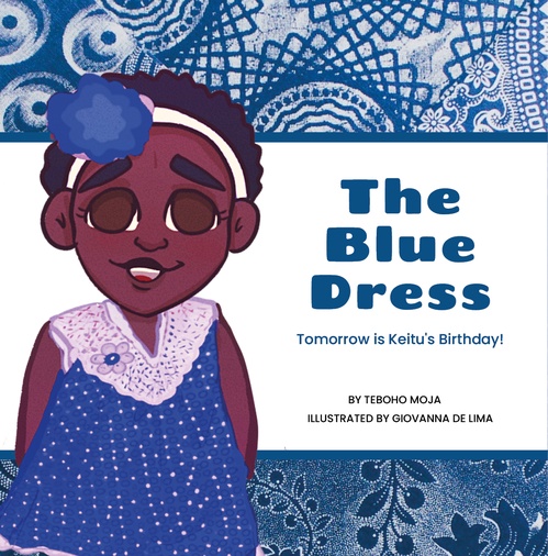 Couverture ebook de The blue dress, de Teboho Moja