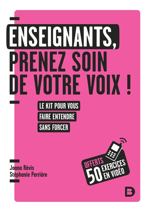 ebook cover of Enseignants : prenez soin de votre voix !, by Joana Révis, Stéphanie Perrière