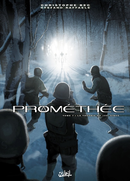 Couverture ebook de Prométhée T07 - La Théorie du 100e singe, de Christophe Bec