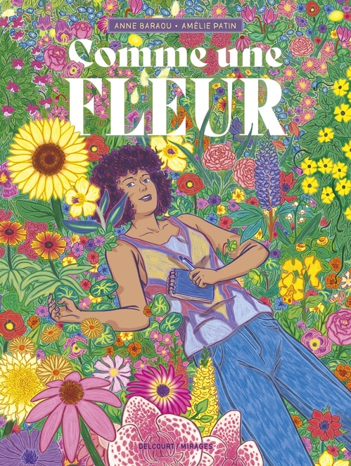 ebook cover of Comme une fleur, by Anne Baraou