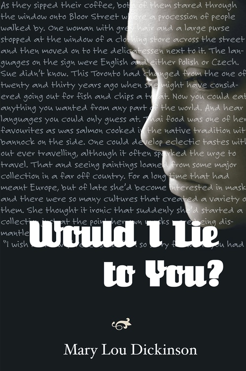 ebook cover of Would I Lie to You?, by Mary Lou Dickinson