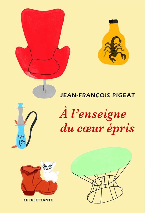 Couverture ebook de À l'enseigne du coeur épris, de Jean-francois Pigeat