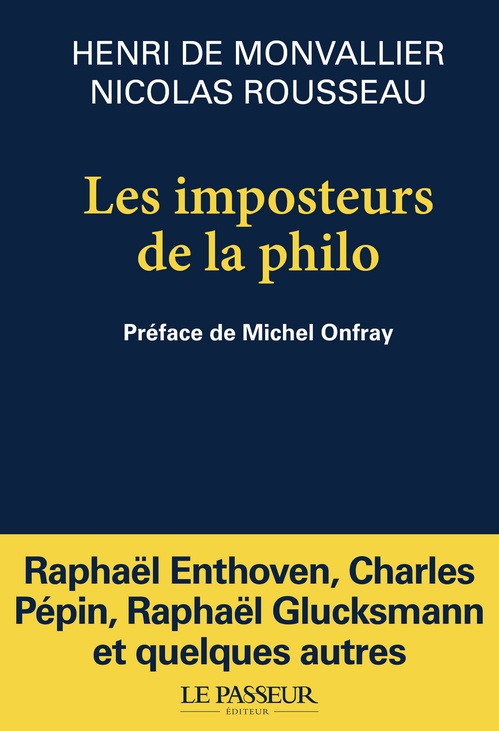 ebook cover of Les imposteurs de la philo, by Henri de Monvallier, Nicolas Rousseau