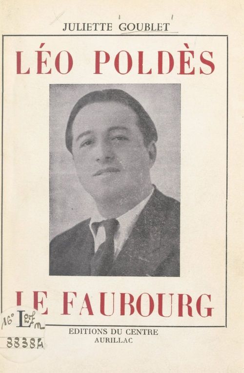 ebook cover of Léo Poldès, "Le Faubourg", by Juliette Goublet