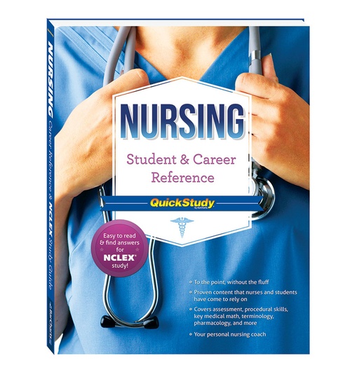 ebook cover of Nursing Student & Career Reference Quickstudy, by Julie Henry, Henry