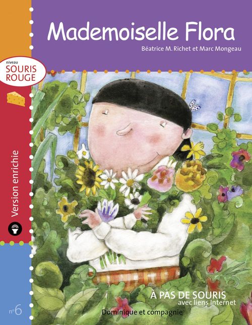 Couverture ebook de Mademoiselle Flora - version enrichie, de Béatrice m. Richet
