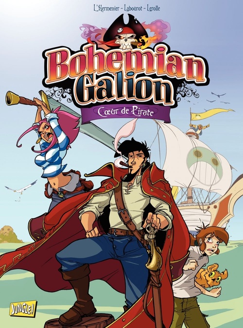 ebook cover of Bohemian Galion - Tome 1 - Coeur de Pirate, by L'Hermenier, Labour
