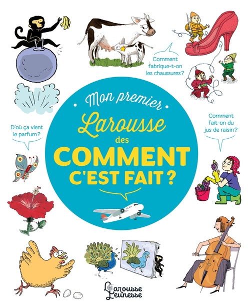 Couverture ebook de Mon Premier Larousse des comment c'est fait ?, de Françoise de Guibert