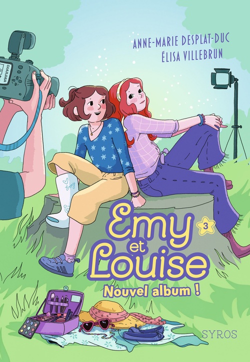 Couverture ebook de Emy et Louise - Tome 03 Nouvel album !, de Anne-Marie Desplat-Duc, Elisa Villebrun, Pauline Spira