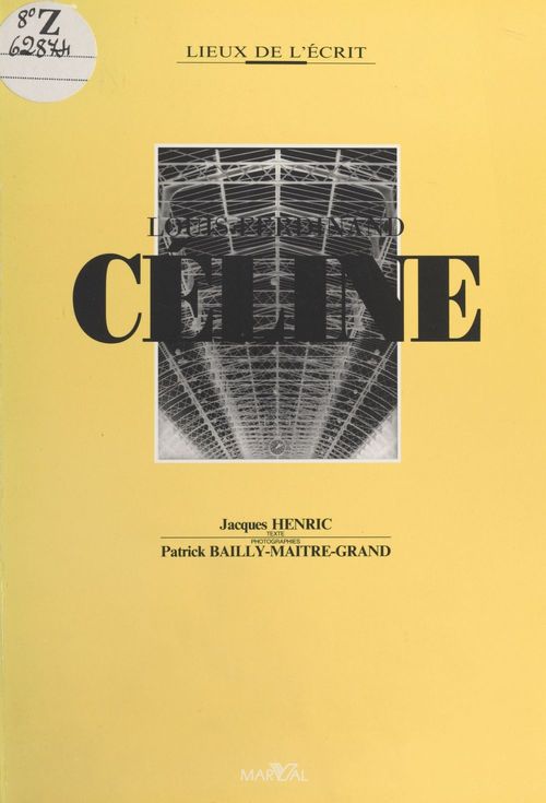 ebook cover of Louis-Ferdinand Céline, by Jacques Henric