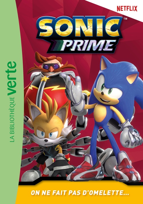 Couverture ebook de Sonic Prime, Tome 14 - On ne fait pas d'omelette..., de Sega