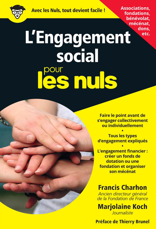 ebook cover of Guide de l'engagement pour les Nuls, by Francis Charhon, Marjolaine Koch