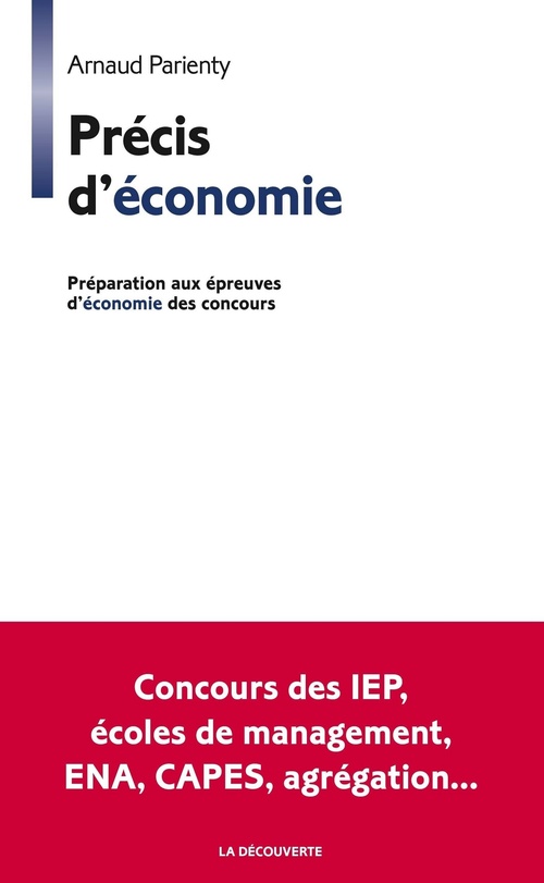 ebook cover of Précis d'économie, by Arnaud Parienty