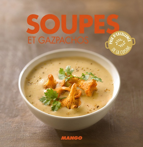 Couverture ebook de Soupes et gazpachos, de Marie-Laure Tombini
