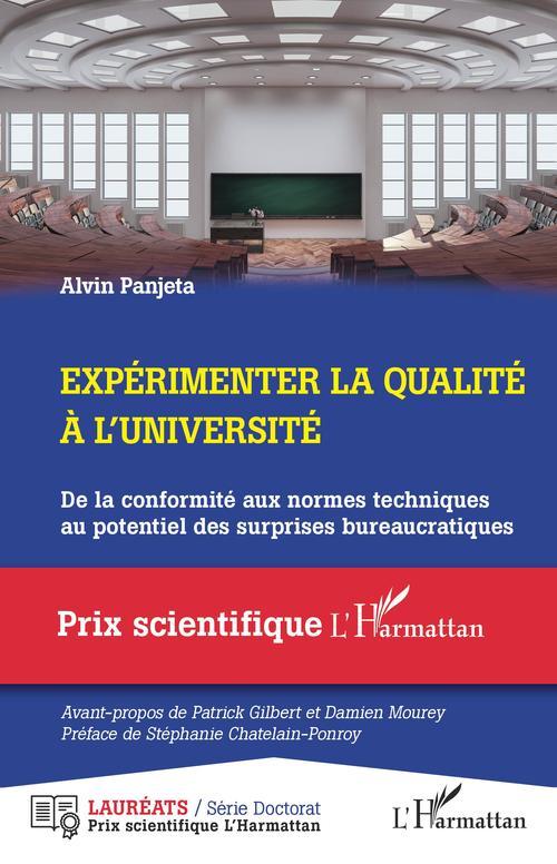 Couverture ebook de Expérimenter la qualité à l'université, de Alvin Panjeta