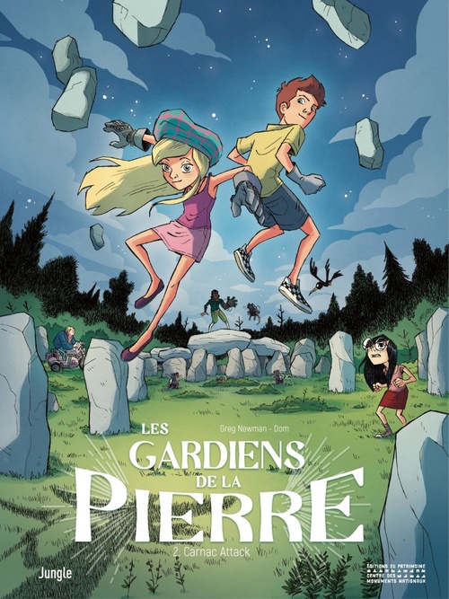 Couverture ebook de Les Gardiens de la pierre - Tome 2 - Carnac Attack, de Dom, Greg Newman