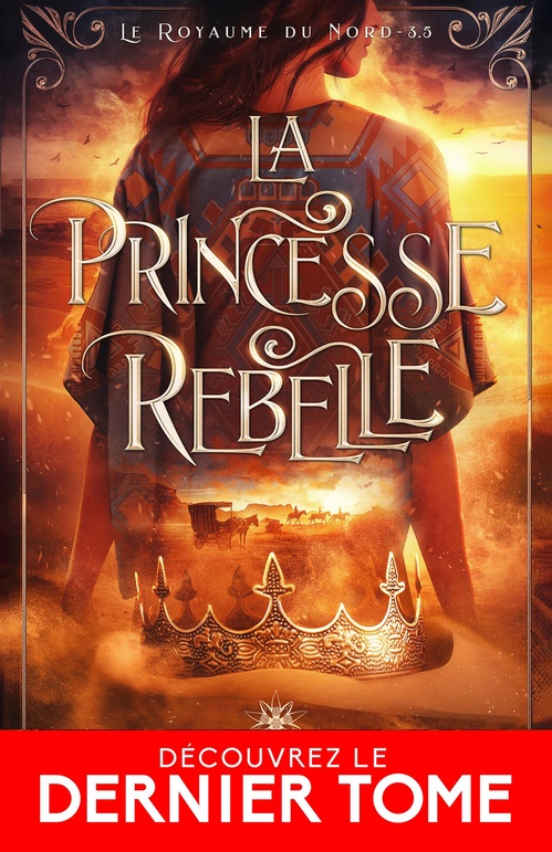 ebook cover of La princesse rebelle, by Virginie Decamps