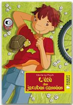 Couverture ebook de L'été des jambes cassées, de Cécile Le Floch