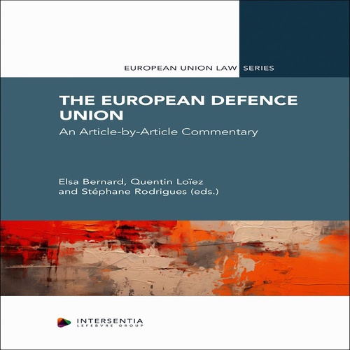 Couverture ebook de The European Defence Union, de Elsa Bernard