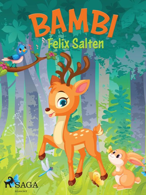 ebook cover of Bambi, by Felix Salten