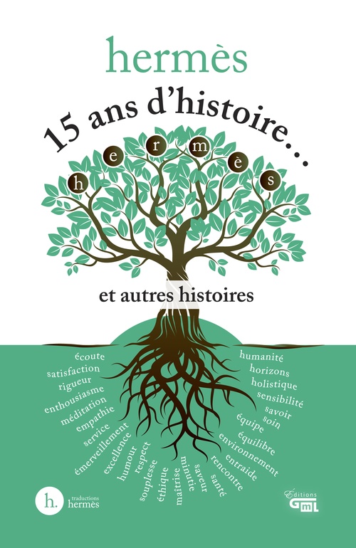 Couverture ebook de Hermès 15 ans d'histoire et autres histoires, de Melodie Benoit-Lamarre