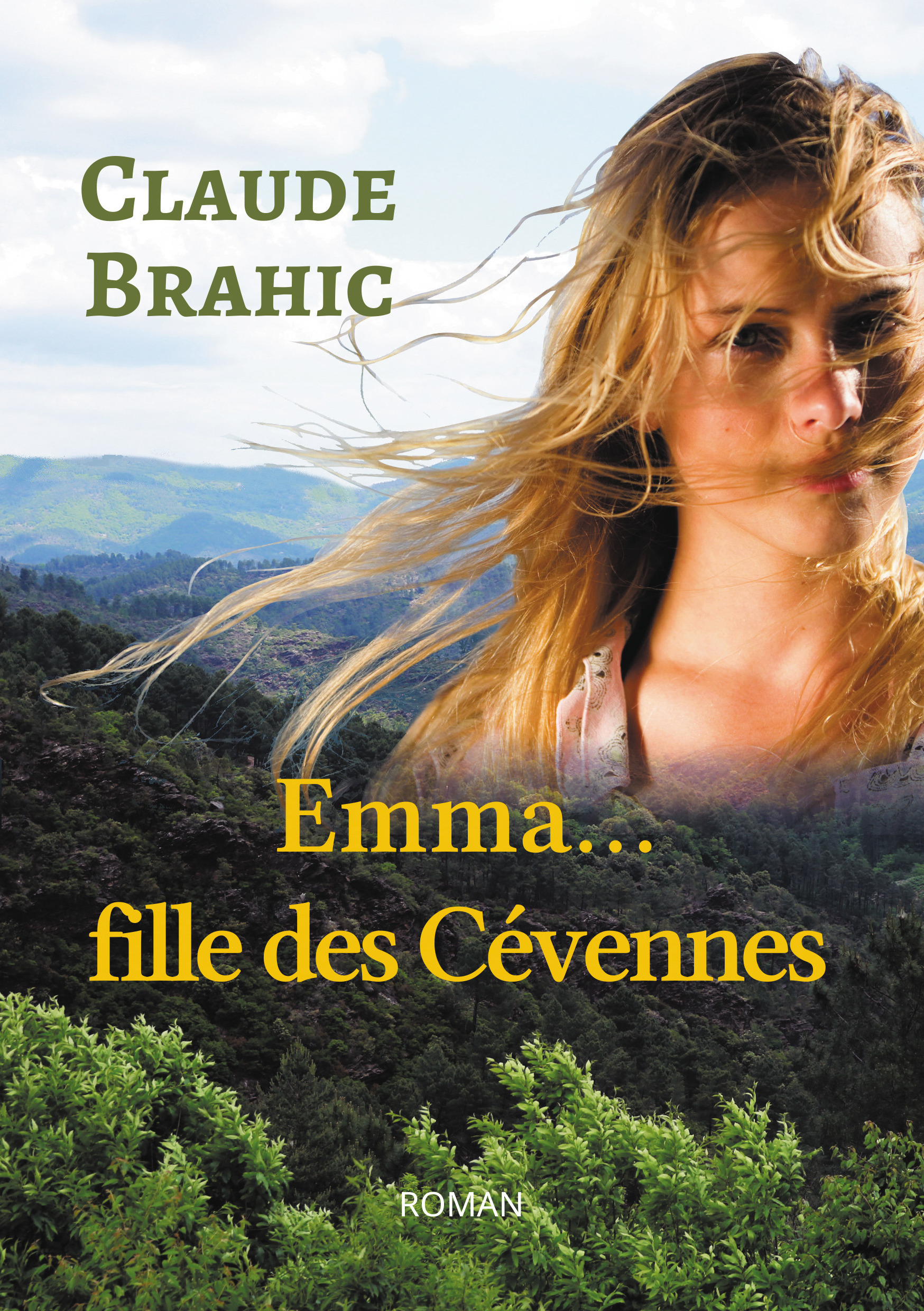 Couverture ebook de Emma... fille des Cévennes, de Claude Brahic