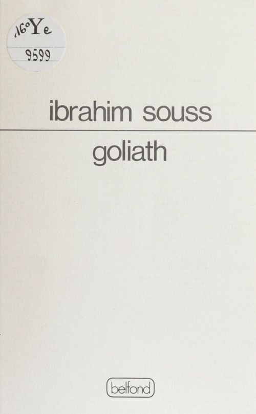Couverture ebook de Goliath, de Sous/Ibrahim