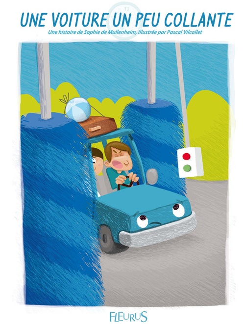 ebook cover of Une voiture un peu collante, by Sophie de Mullenheim