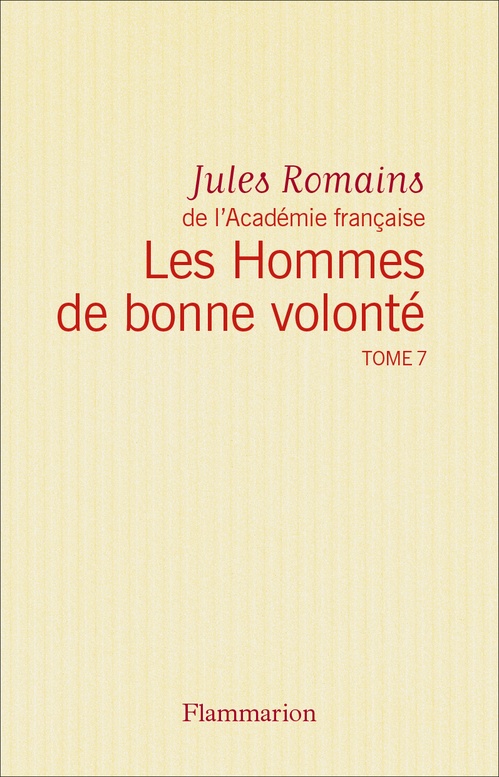 ebook cover of Les Hommes de bonne volonté - L'Intégrale 7 (Tomes 22 à 24), by Jules Romains