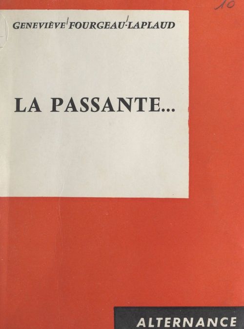 Couverture ebook de La passante..., de Genevieve Fourgeau-Laplaud