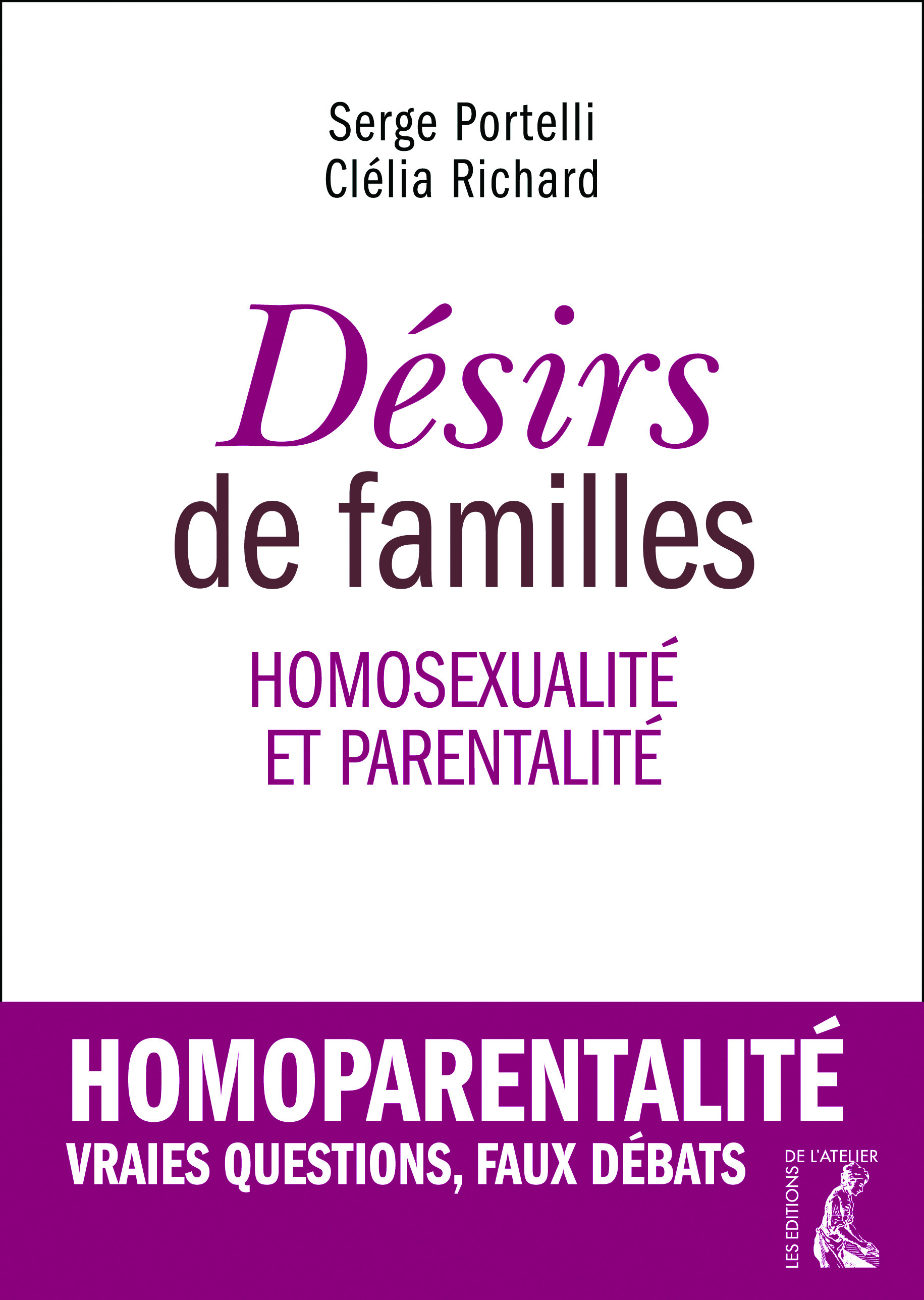 ebook cover of Désirs de familles, by Serge Portelli, Clélia Richard