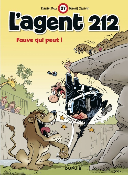 Couverture ebook de L'agent 212 - Tome 27 - Fauve qui peut !, de Raoul Cauvin, Daniel Kox