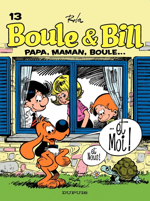 Couverture ebook de Boule et Bill - Tome 13 - Papa, maman, Boule et moi, de Jean Roba