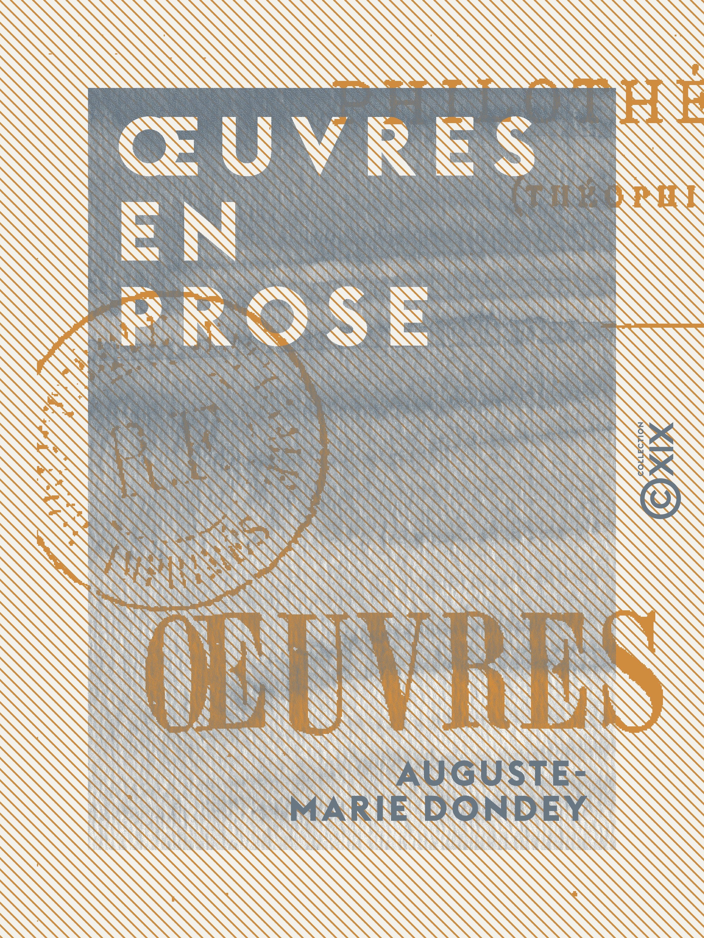 ebook cover of OEuvres en prose, by Auguste-Marie Dondey