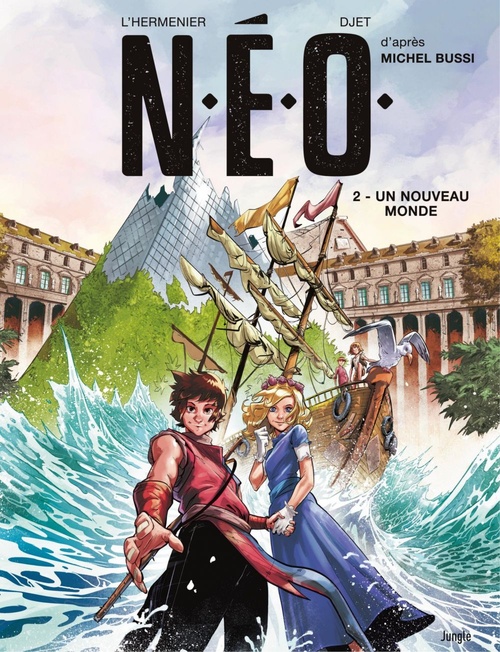 Couverture ebook de N.E.O. - Tome 2 - Nous ne sommes pas seuls !, de Michel Bussi, Maxe L'Hermenier, Djet