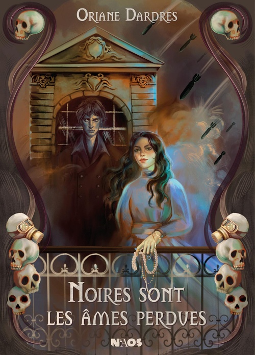 ebook cover of Noires sont les âmes perdues, by Oriane Dardres