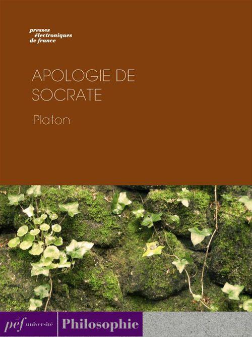Couverture ebook de Apologie de Socrate, de Platon